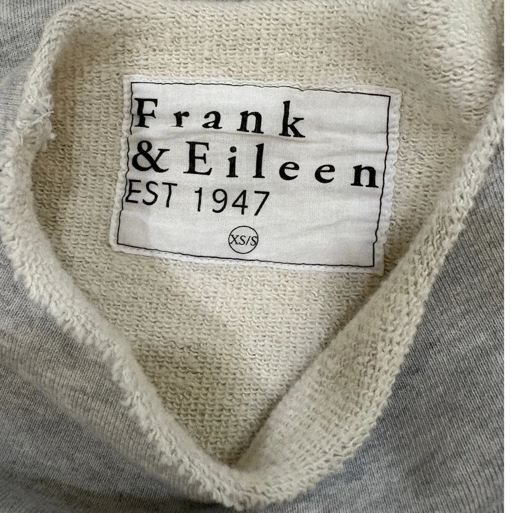 Frank &‎ Eileen Ella The Easiest Dress Triple Fleece Gray Melange Size XS Small